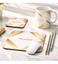 Kişiye Özel Hediye Seti  Kupa Bardak + Mouse Pad + Bardak Altlığı (3’lü Set)