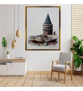 Altın  Çerçeveli tablo ss1395