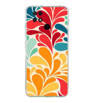 PrintiFy Xiaomi Poco C40 ile Uyumlu 1mm Slim Fit Retro Renkler 5 Baskılı Şeffaf  Kılıf