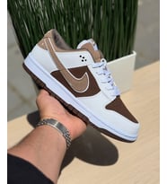Nike Dunk Low Kadın/Erkek Unisex Sneaker  Beyaz Mavi İkonik Model  10+ Renk Seçeneği (Kahverengi)