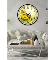 Bilge Retro Tasarımlı Duvar Saati 35x35cm (Baskılı)