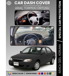 KİA SEPHİA (1998-2004) Torpido Örtüsü Panel Koruma Torpido Koruma Tam Uyum Çatlamayı Önler