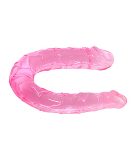LilituShop 30 cm Çift Taraflı Jel Yumuşak Penis Dildo