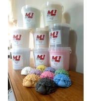 M1 ART Kokulu Taş Tozu 1kg - (kokusuzdur) (Mavi)