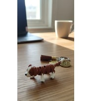 3D Baskı PLA Hareketli Köpek Anahtarlık – Hafif, Dayanıklı (Standart)