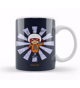 Atom Ant Retro Japanese Kupa Bardak Porselen