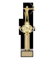 ODAK KUPA - Figürlü Kupalar - Okçu Figürlü Kupalar FG-048 B - 42 cm