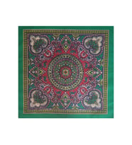 BHANDANA Mandala Yeşil Kare Bandana