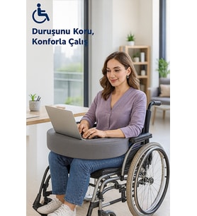 Engelsiz Yaşam Çok Amaçlı Destek Minderi – Çalışma, Okuma ve Günlük Aktivite Konfor
