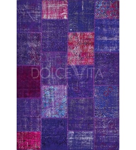 Hoom Rugs Antik Patchwork Mor El Dokuma Kilim