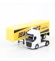 Welly 1:64 Ölçek Metal Kafalı Volvo Dorseli Tır Yaklaşık 30 Cm