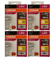 Osram 4.5W (50W) 3000K (Sarı Işık) GU10 Duylu Par16 Led Spot (4 Adet)