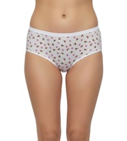 Kadın Baskılı Bato Külot BGL-ST04938 (Beyaz)