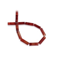 Akik Doğal Taş Silindir Kesim 10x30mm Dizi