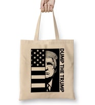 Anti Trump Donald Trump Dump The Trump Bez Çanta Uzun Saplı