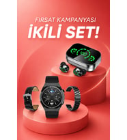 Tws Bluetooth Kulaklık Ve Akıllı Saat Uyku Takibi Nabız Ölçer Uzun Pil Ömrü
