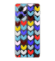 PrintiFy Xiaomi Poco X5 Pro ile Uyumlu 1mm Slim Fit Water Color 1 Baskılı Şeffaf  Kılıf