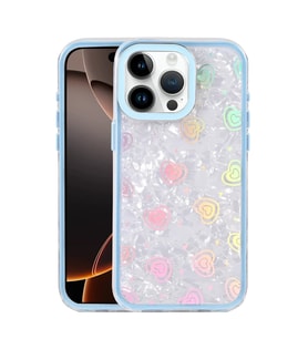 iPhone 14 Pro Max Lumi Desenli Kapak - Mavi