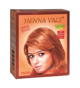 Henna Vals Hint Kınası Kahverengi 6'lı