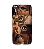 Iphone XR Uyumlu Attack On Titan Tasarımlı Şeffaf Telefon Kılıfı