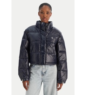 Calvin Klein Parlak Kısa Şişme Kadın Mavi Mont LV047D504G-VEK