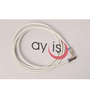 AY-İŞ RG6 4K/Full HD/3D TV Uydu Kablosu, Saf Çelik uçlu Anten/UyDU Kablosu, DVB-T, DVB-C, DVB-S, DVB-S2 F Anten Ara (1 Metre)