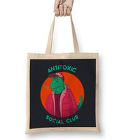 Kaijus Kaiju Anti Toxic Social Club Bez Çanta Uzun Saplı