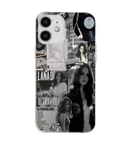 Iphone 12 Uyumlu Lana Del Rey Desenli Şeffaf Telefon Kılıfı