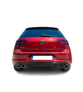 Drs Tuning Golf Uyumlu 7,5 (2017-2019) Ps Style Arka Tampon - Difüzör (Plastik)