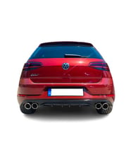 Volkswagen Golf Uyumlu 7,5 (2017-2019) Ps Style Arka Tampon - Difüzör (Plastik) (Karışık)