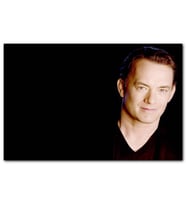 Cakatablo Tom Hanks Siyah Fon MDF Tablo