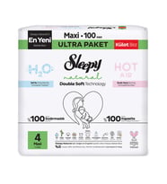 Sleepy Natural Double Soft Ultra Külot Maxi 100 adet - Standart
