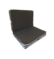 Katlanır Yatağı Sünger Yatak Çocuk Oyun Minderi 60x120-4 Cm(siyah Puantiyeli)