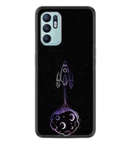 Oppo Reno 6 Kılıf Silikon Desen Özel Seri Master Space 1630
