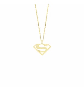 14k Altın Superman Kolye