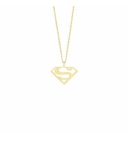 14k Altın Superman Kolye