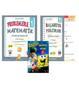 Üçgen 1.Sınıf Problemlerle Matematik + Başarıya Yolculuk (Beyaz)