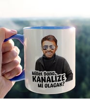 Bana Anlat Gebeş Kaplumbağa Millet Sana Kanalize Mi Olacak Baskılı KUPA