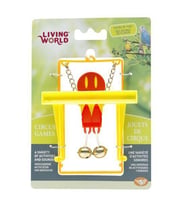 Living World Maymunlu Kuş Oyuncağı (Kırmızı)