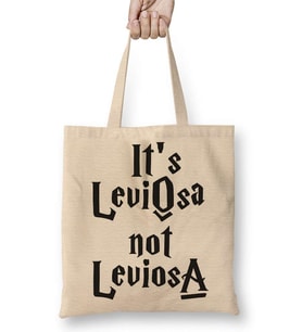 Harry Potter Leviosa Bez Çanta Uzun Saplı