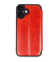 İphone 16 Plus Kılıf Flip Cover - Kırmızı