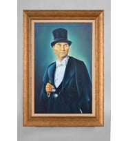 Altın Varaklı Paspartulu Çerçeveli Atatürk Tablo sd670