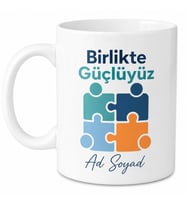 İsme Özel Ekip Çalışması Yazılı Kupa Bardak Özel Tasarım Hediye