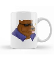 We Bare Bears Panda Grizz Kupa Bardak Porselen