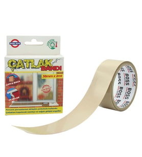 Boss Tape Pencere Pervaz Çatlak Kapama Bandı Çatı,Baca,Oluklar 38mmx2Mt