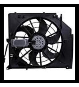 BMW E46 390W FAN Motoru Davlumbazli 420MM 3FIS 400W 7KANAT 17117510617 Wisco