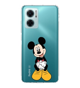 Redmi Note 11e  Kamera korumalı Kapak Mickey Mouse Tasarımlı  Şeffaf Kılıf