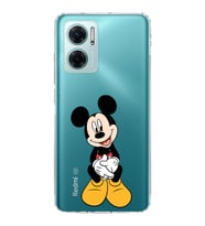 Redmi Note 11e  Kamera korumalı Kapak Mickey Mouse Tasarımlı  Şeffaf Kılıf