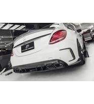 Mercedes C Serisi W205 C63 Arka Tampon 2015-2020 Arası DİFÜZÖRLÜ MODEL