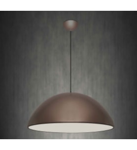 mylights retro rustik metal sarkıt avize 40 cm kahve içi beyaz (Siyah)